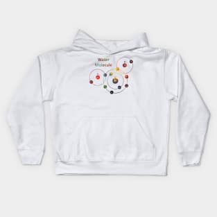 Water Molecule Kids Hoodie